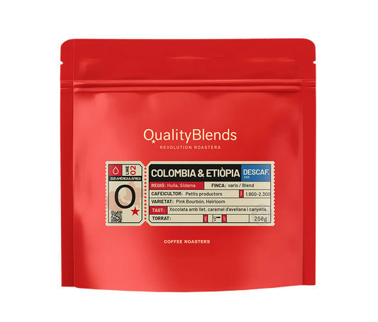 Blend Colòmbia / Etiòpia – Huila / Sidama – Rentat Descafeïnat