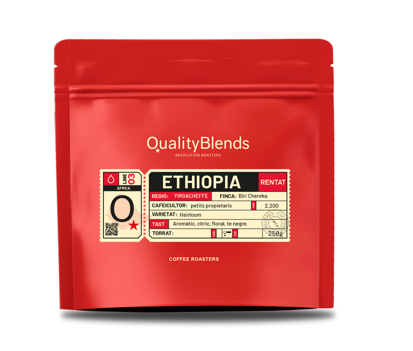 ETHIOPIA - YIRGACHEFFE BIRI CHEREKA